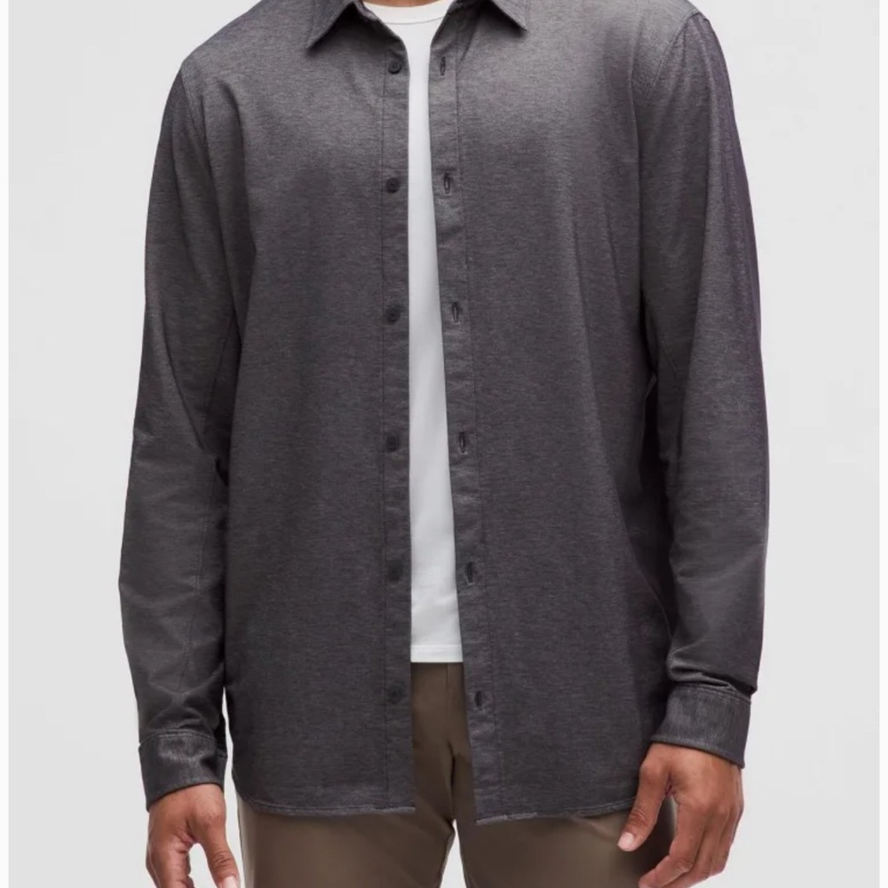 Lululemon Athletica Gray Long Sleeve Shirt XXL